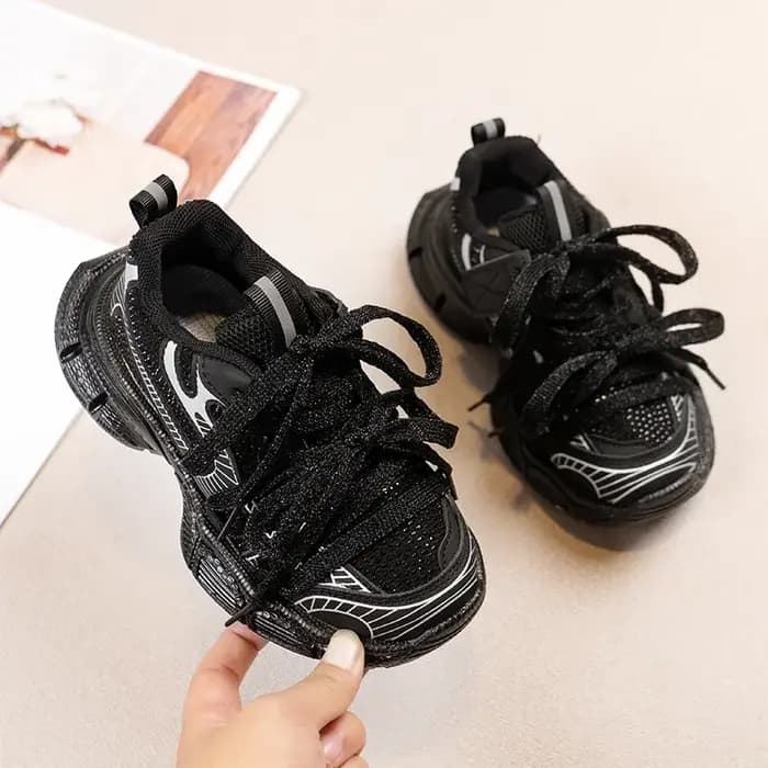 Baskets coordonnantes de style coréen pour enfants