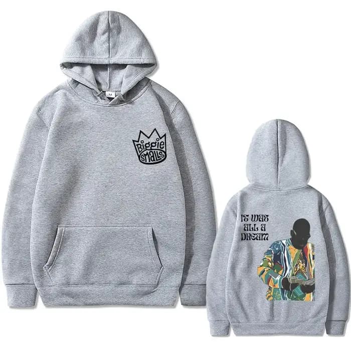 The Notorious Big Is Was All A ReplGraphic Hoodie