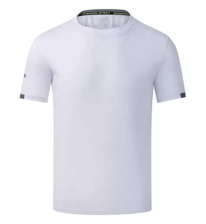 Casual sport t - shirt impression logo vitesse sec respirant stretch été manches courtes broderie pe