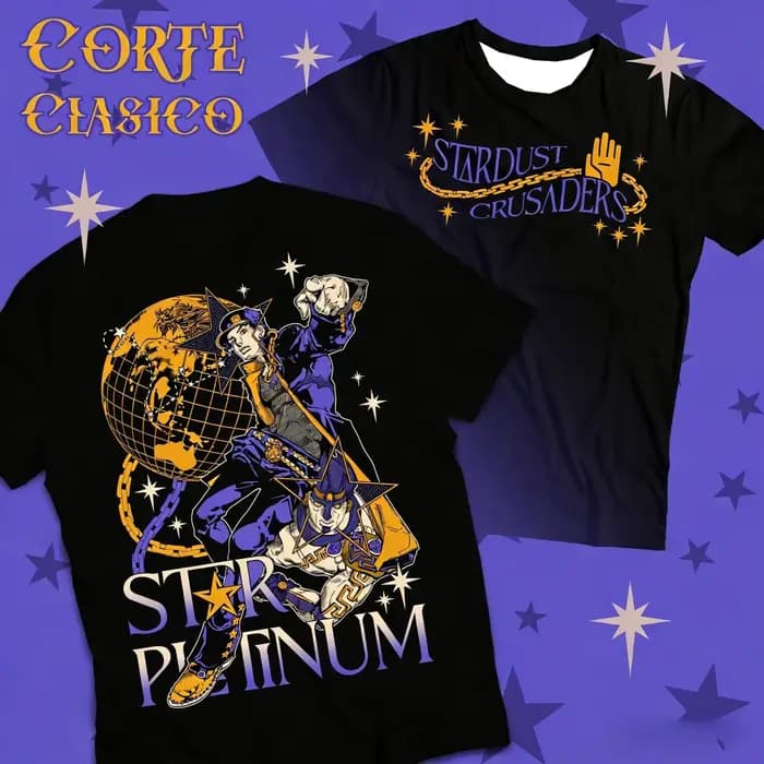 T-shirt graphique JoJo's Bizarre Adventure pour hommes, femmes et enfants, Anime Manga Cartoon, manc