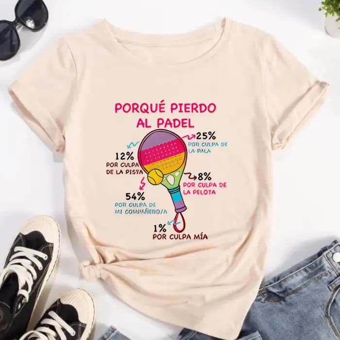 Padel Tee femmes manga été harajuku t-shirt fille graphique drôle vêtements japonais
