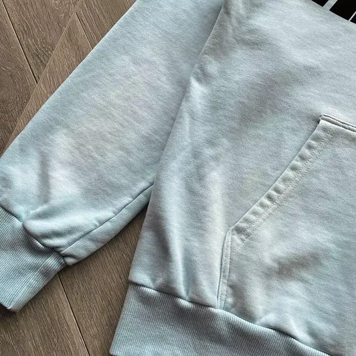 HS Fire Sky Sweat à capuche bleu Lavage Pull à capuche pour l'industrie lourde