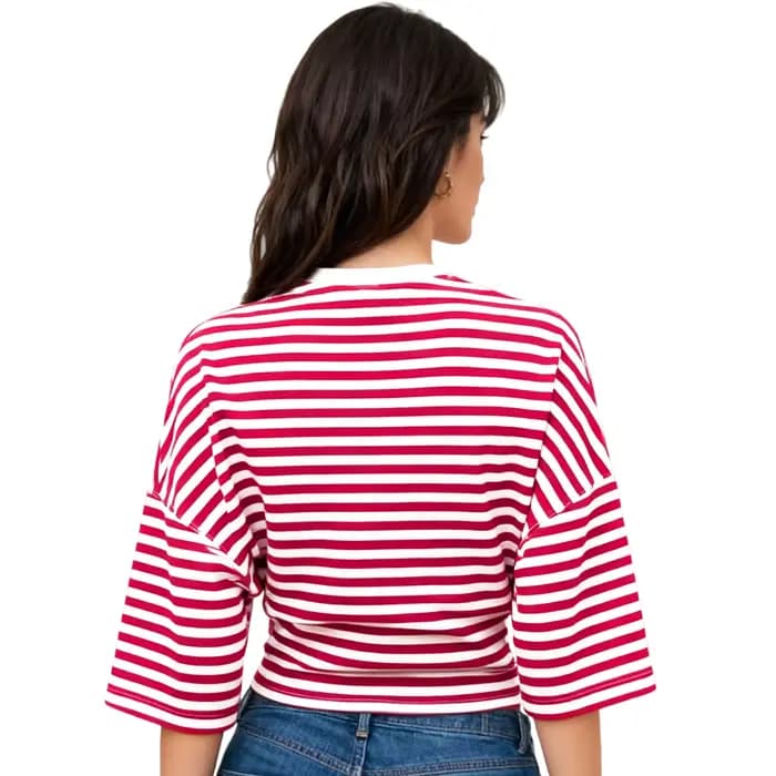 T-shirts d'été pour femmes à manches coude