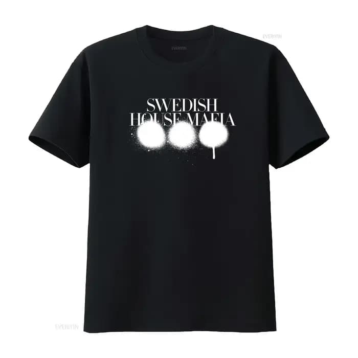 T-shirt premium avec logo Swedish House Mafia pour hommes et femmes, élégant, confortable, vintage,