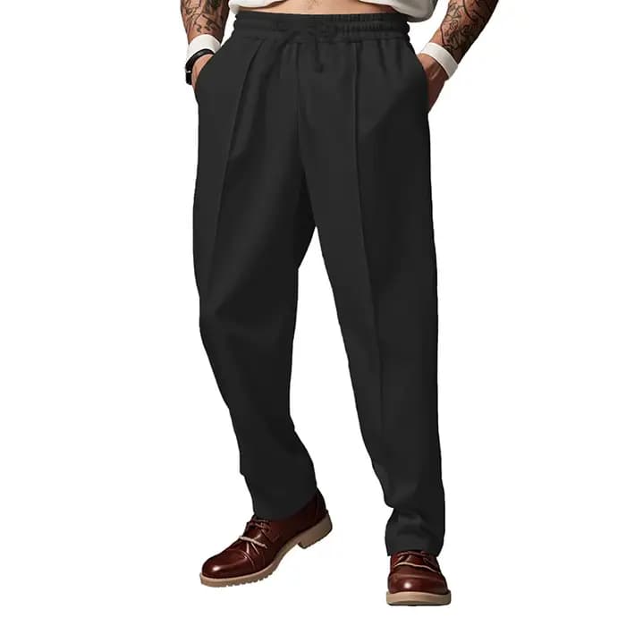 Pantalon de jogging fin oversize américain 2026
