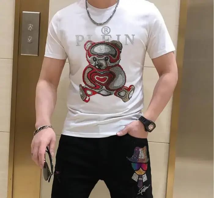 T-shirt Hip Hop avec biscuits pour hommes