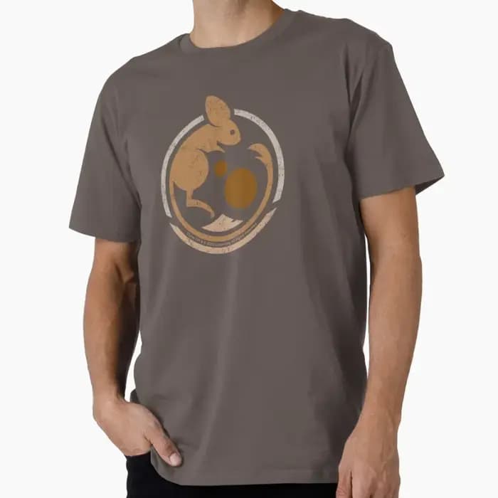 Dune Arrakis Muad Dib emblème en détresse Vintage science fiction cadeau t-shirt pour homme grande taille hauts rétro film graphique impression vêtements