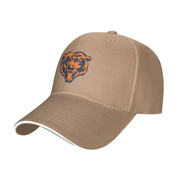 C-Chicago Bears Casquette de baseball sandwich décontractée pour hommes et femmes – Chapeau de sport de plein air