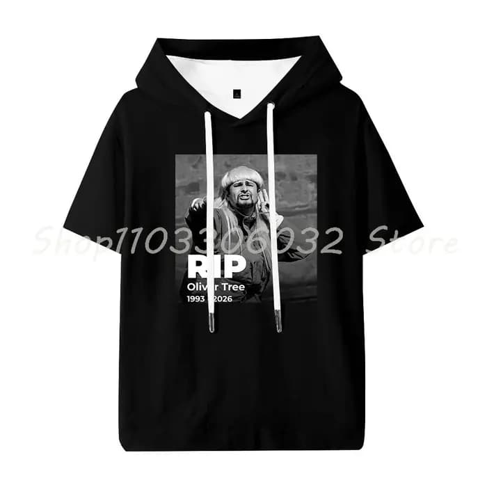 Rip Oliver Tree 1993-2026 T-shirts à capuche pour femmes et hommes, t-shirt à manches courtes, vêtem