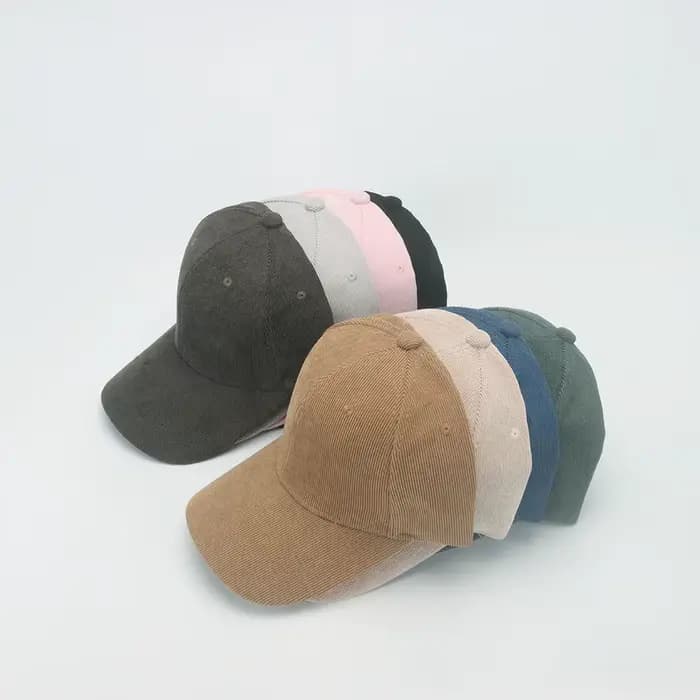 Casquette de Baseball en velours côtelé pour femmes