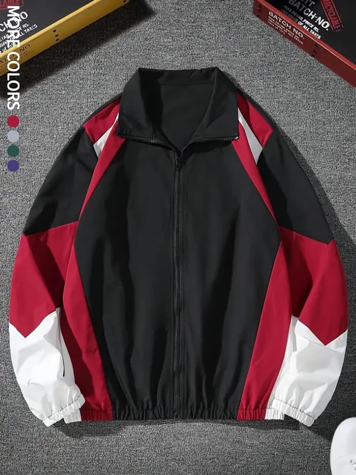 Veste colorée pour hommes, légère, décontractée, voyage, coupe-vent et résistante à l'usure, tissu d