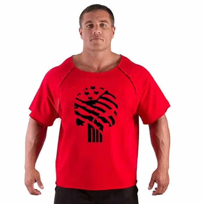 T-shirt Respirant en Coton Vintage pour Homme