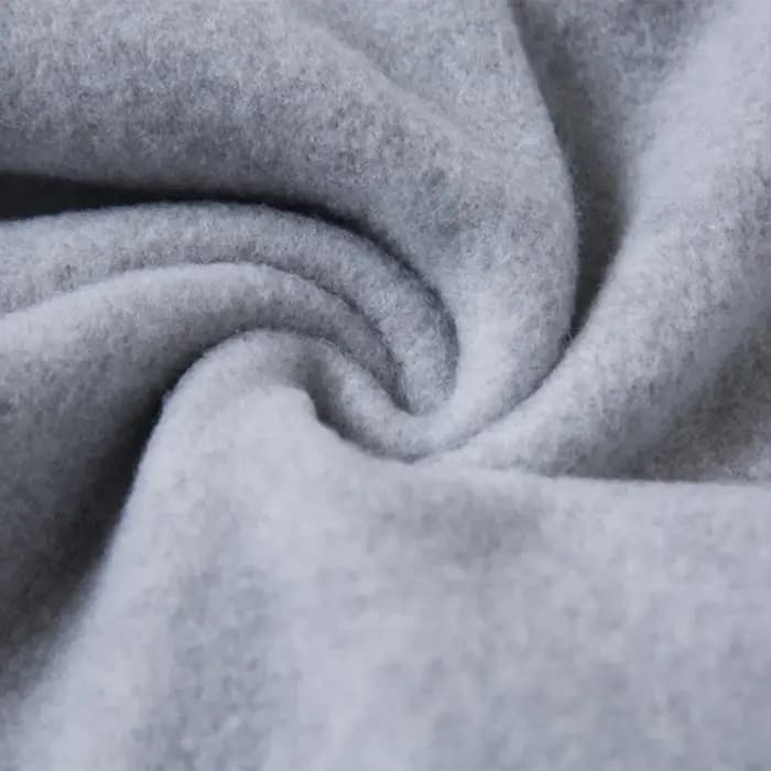 Mode décontracté polaire sweat à capuche pour homme en gros plaine blanc pull