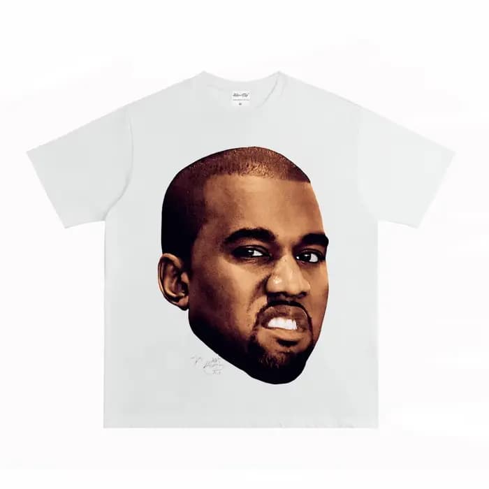 T-shirt graphique Kanye West en coton premium