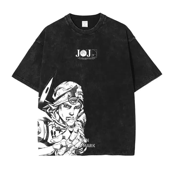 T-shirt imprimé Gyro de Joestar de JoJo's Bizarre Adventure pour homme