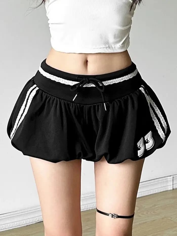 Short noir pour femmes