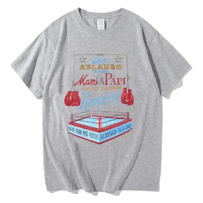Bad Bunny DTMF Merch boxe T-Shirt hommes/femmes