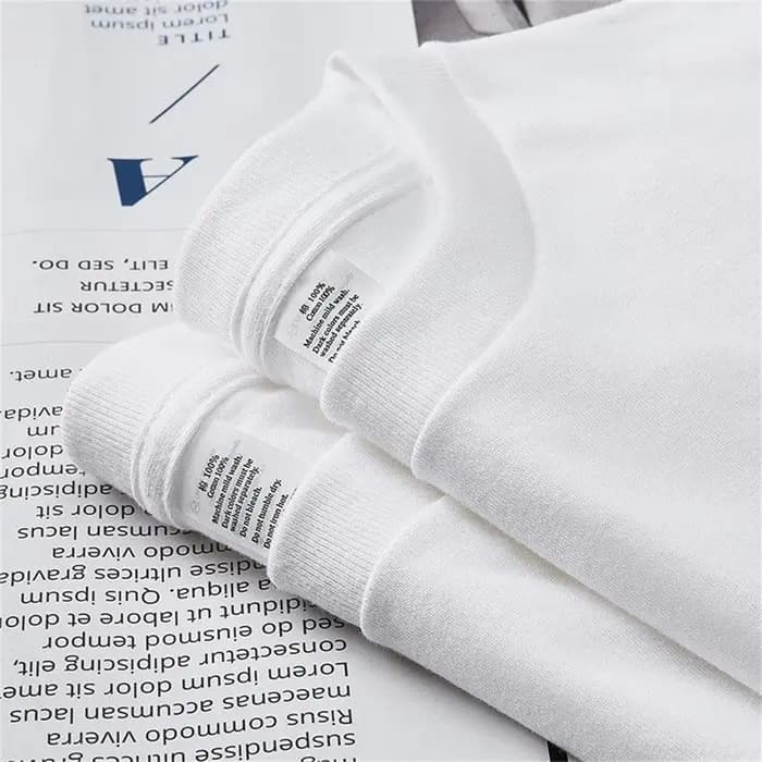 2 pièces 100% coton solide t-shirts hommes et femmes à manches courtes blanc t-shirts décontracté re