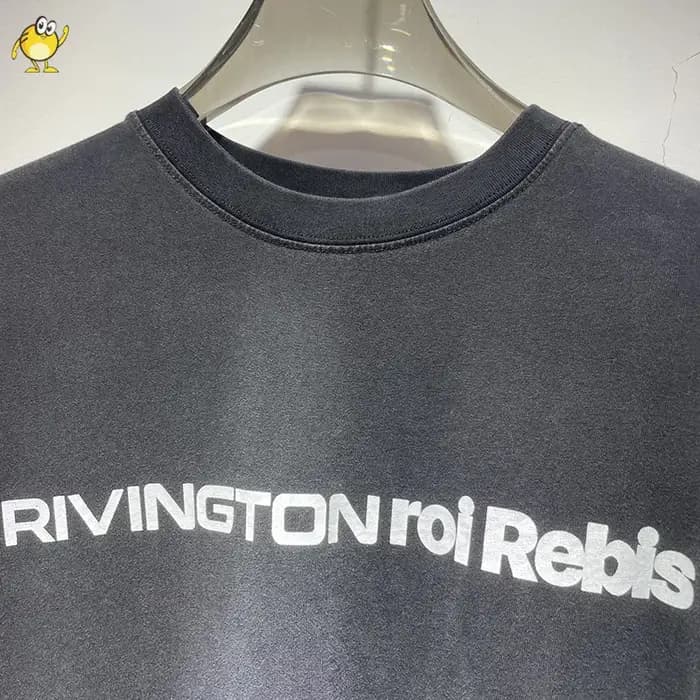 Vintage lavé RRR123 t-shirt hommes femme meilleure qualité ample Hip Hop mode classique tout-match décontracté à manches courtes