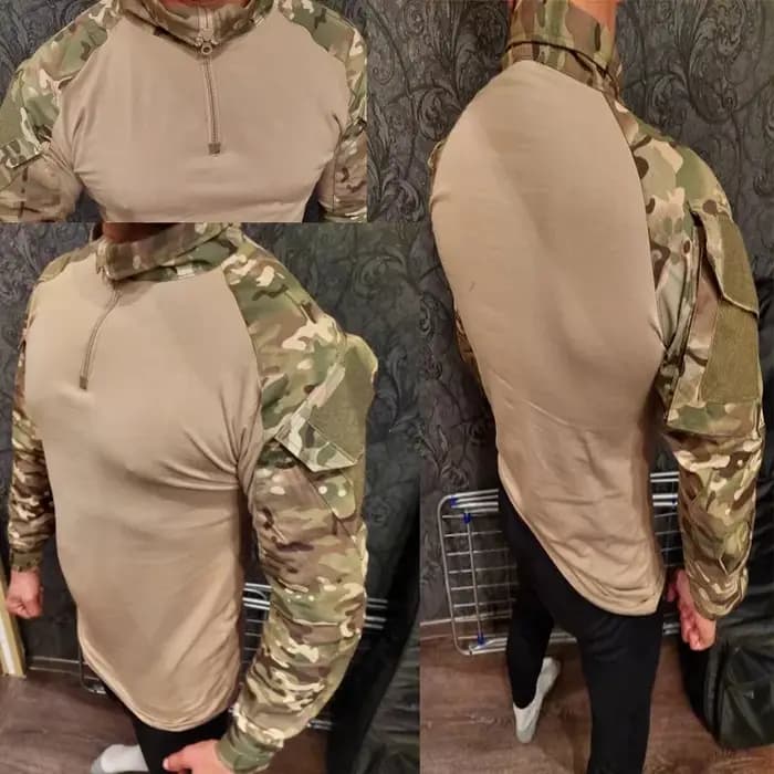 Hommes armée américaine tactique Multicam militaire Combat noir T-Shirt à manches longues CP Camouflage Airsoft chemises Camping chasse vêtements