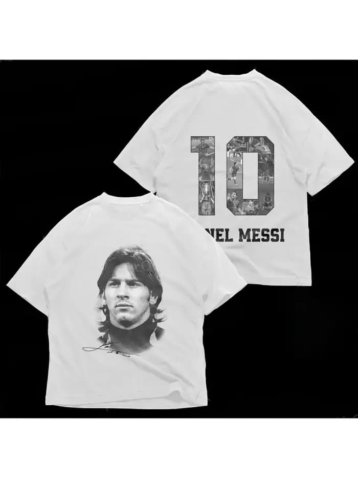 Nouveau T-shirt pour Homme en Coton Américain Imprimé Effet Vieilli