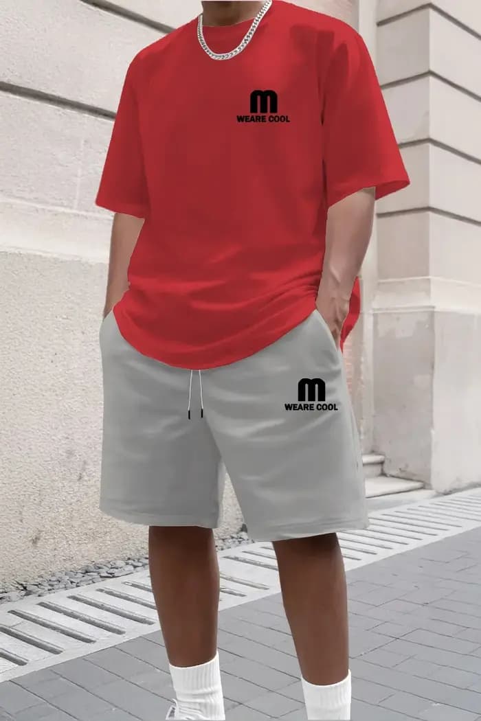 T-shirt noir pour homme à manches courtes
