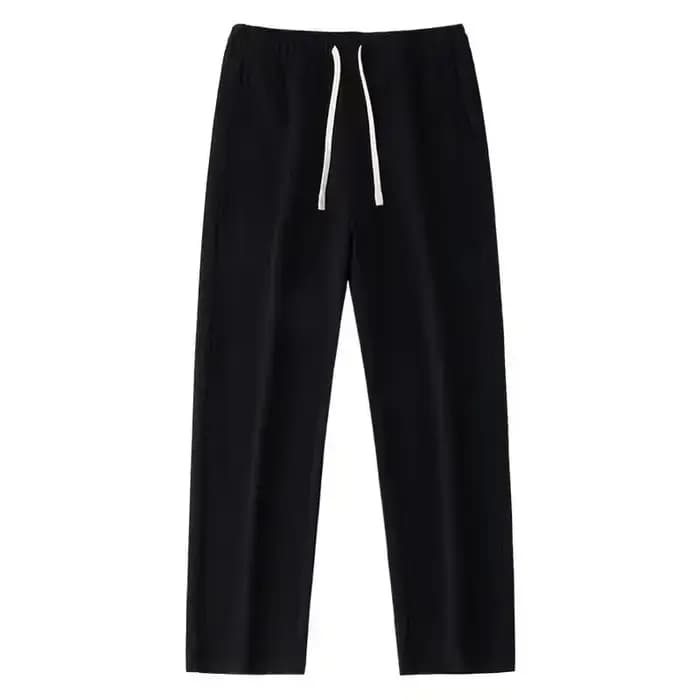 Viser de survêtement décontractés pour hommes, pantalons de survêtement droits, coton, respirant, Sportedly Proximity, Wstring Wide Leg, FJMale