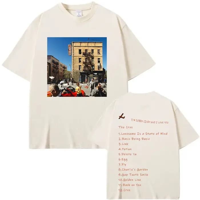 Joe Keery 2025 nouveau T-shirt Djo De Crux Album
