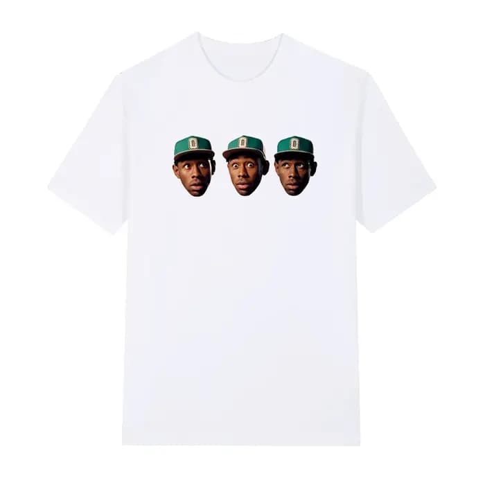 Tyler Skateboard Vintage T-shirt HIP HOP rappeur cadeau de noël nouveau Cactus Jack coton hommes