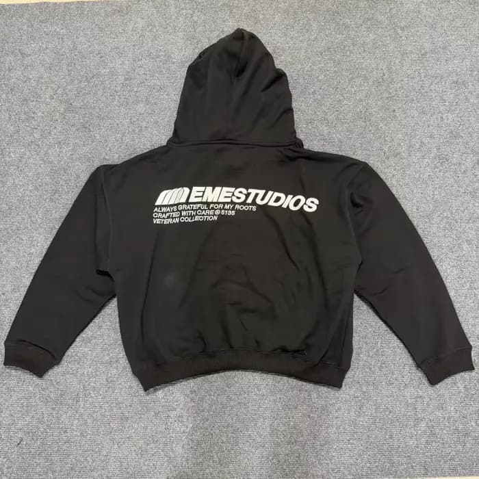 Sweat-shirt à capuche brodé EME pour homme, en coton de haute qualité, mode automne, décontracté pou