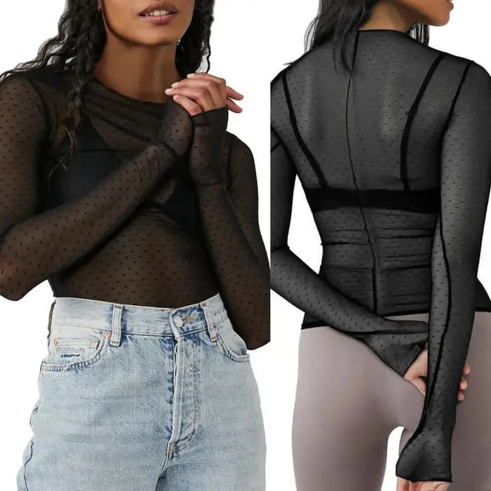 T-shirt à manches longues pour femmes