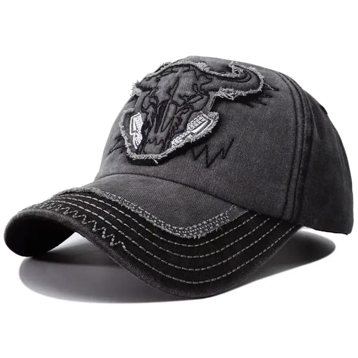 Nouvelle Casquette de Baseball en Jean Délavé Style Hip Hop Vintage 2026