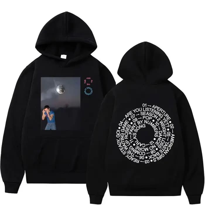 Kiss All The Time Disco Occasionally Album Graphic Hoodie Hommes Femmes Hip Hop Mode Musique Pop Sweat-shirt Oversize Streetwear