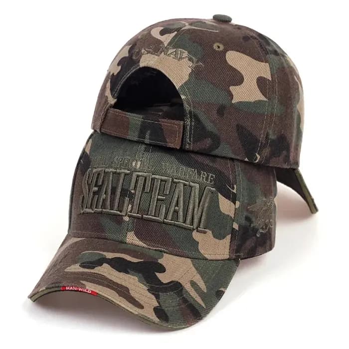 Casquette de baseball brodée avec les lettres SEALTEAM du Corps des Marines des États-Unis