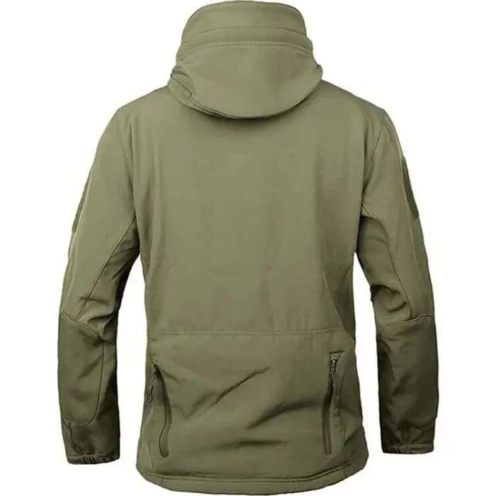 Veste militaire décontractée à capuche pour hommes