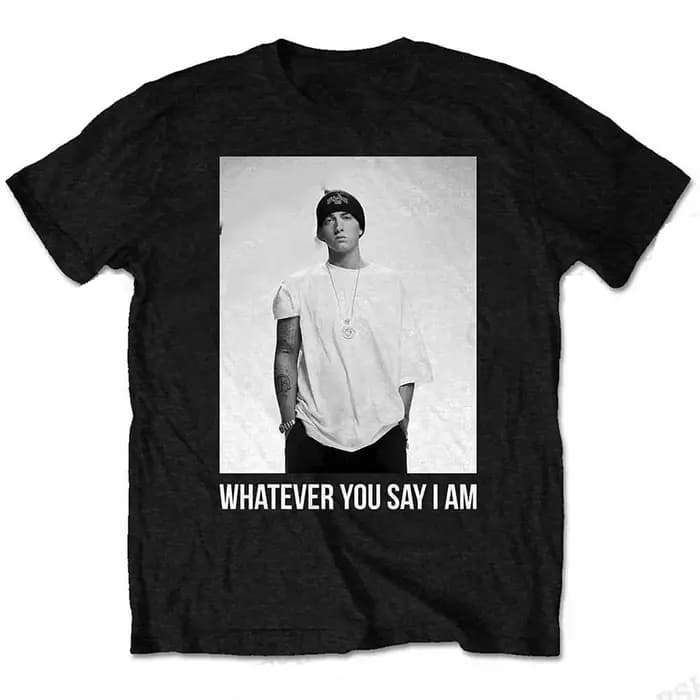 Célèbre rappeur Eminem t-shirt hommes mode T-shirts TKids Hip Hop hauts