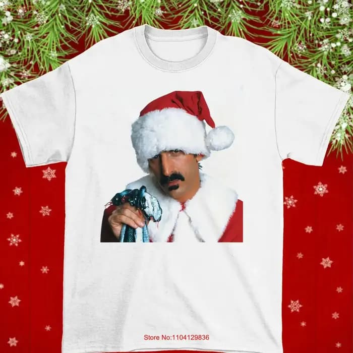 Cadeau de Noël Frank Zappa T-shirt blanc amusant S 5XL MM73 vintage lavé vêtements de créateur élégants respirants homme confortable