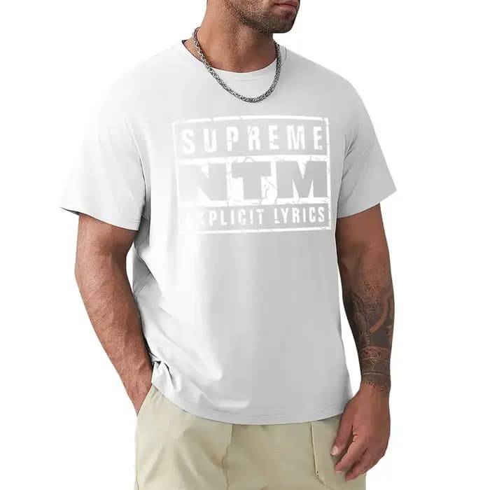 T-shirt court NTM pour hommes
