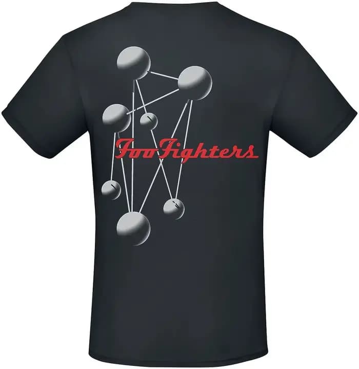Foo Fighters T-shirt vintage avec logo FF et imprimé étoiles