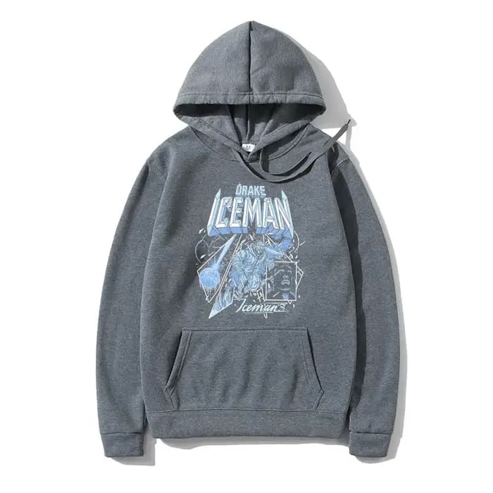 Sweat à capuche imprimé ICEMAN du rappeur Drake