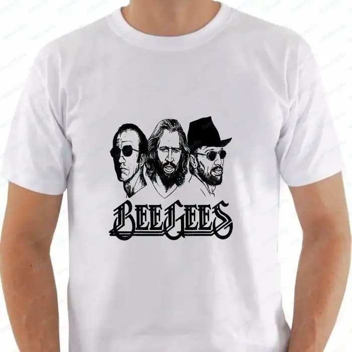Bee Gees - T-shirt surdimensionné à motif universel pour hommes et femmes