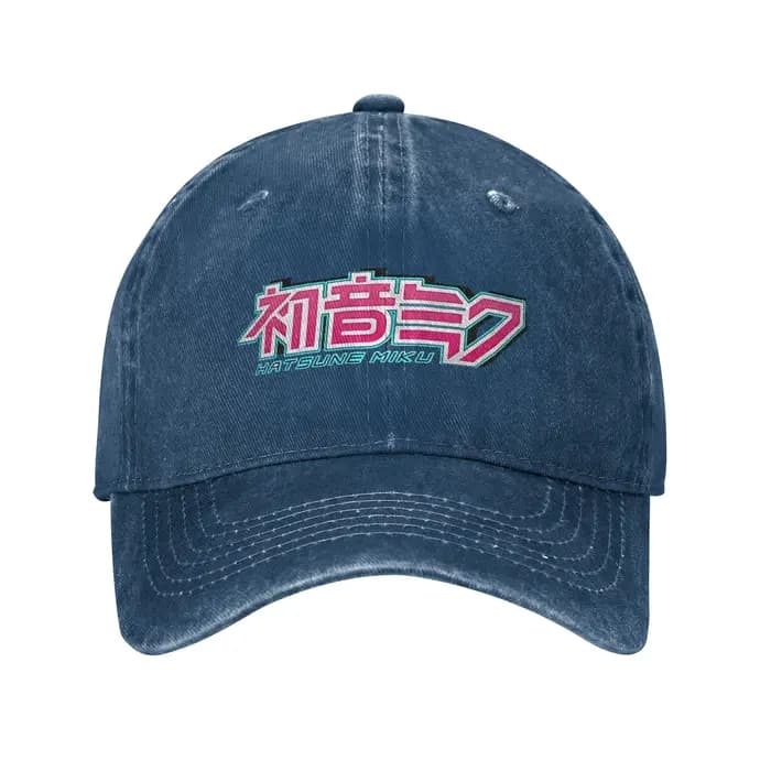 Casquette de baseball avec logo Hatsune Miku pour hommes et femmes