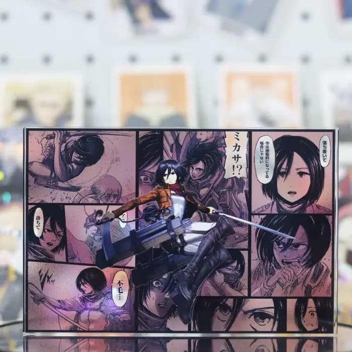 Attaque sur Titan Eren Jager Mikasa Ackerman Levi Ackerman