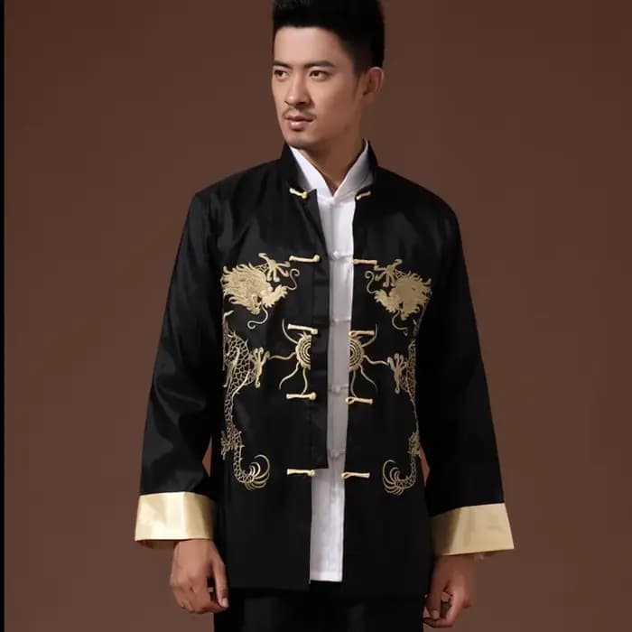 Veste à manches longues imprimée Phoenix pour hommes