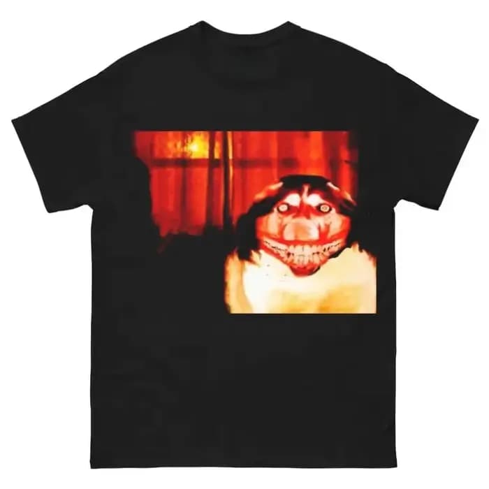 T-shirt Jeff The Killer Creepypasta Horror Meme Graphic Dark Internetcore Y2K pour hommes et femmes