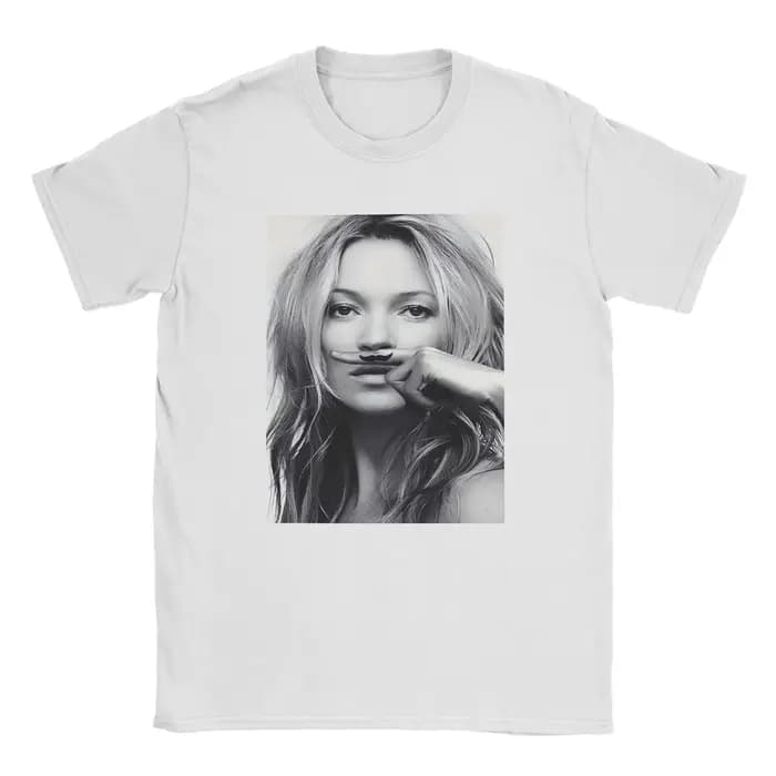 T-shirt décontracté d'été Kate Moss nouveauté T-Shirts coton