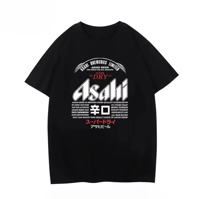 Nouveau T-shirt Asahi Beer 2026 – Vêtements d'été à manches courtes pour hommes et femmes, T-shirt d