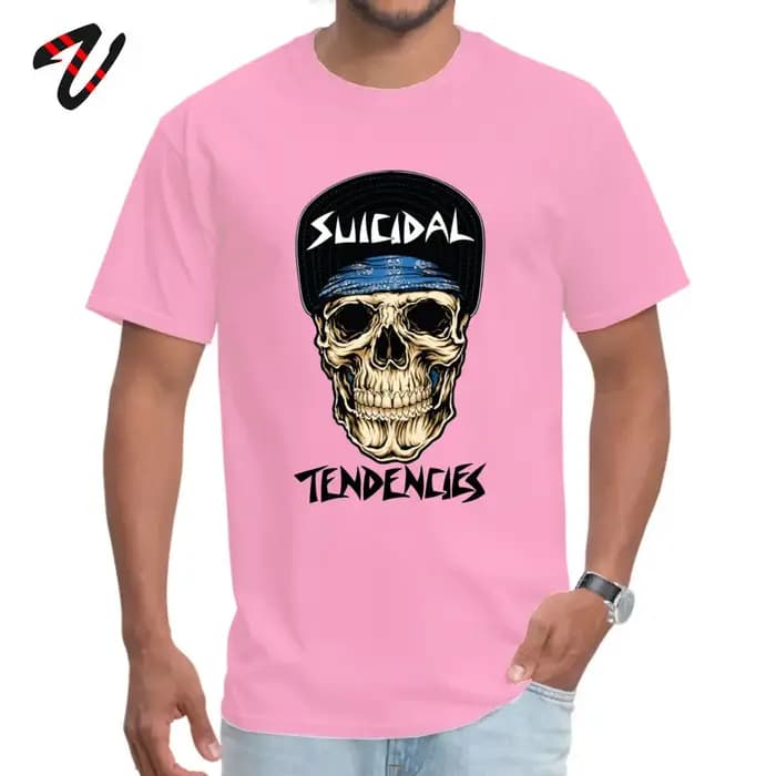 SuIllutendances-T-shirt à manches normales Skull pour hommes
