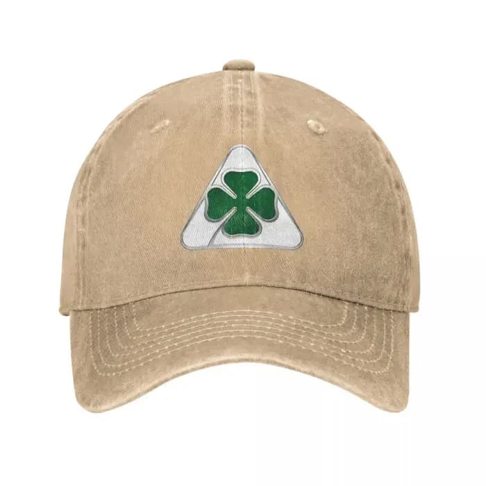 Casquette de baseball rétro A-Alfas Men' R-Romeos avec logo - Casquette Dad Hat à motif trèfle à qua