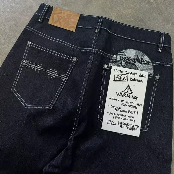Jeans gothiques noirs tendance hip-hop